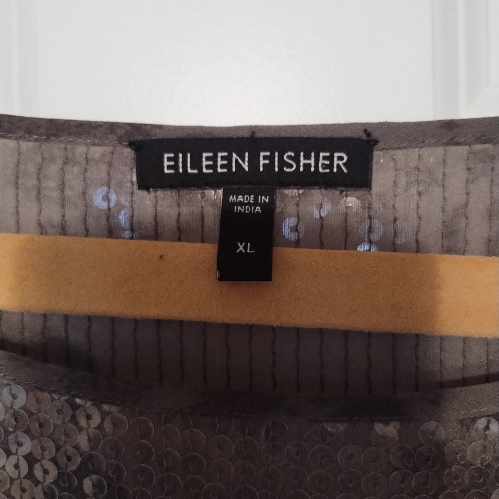 Eileen Fisher sequin shirt - Picture 2 of 6